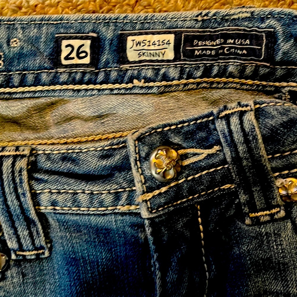 Miss me size 26 skinny jeans